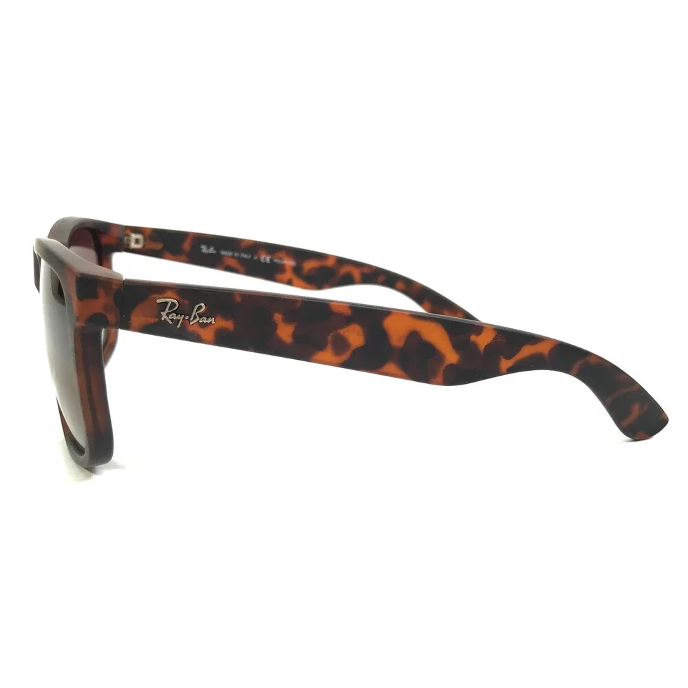 Ray-Ban Sunglasses RB4165 JUSTIN 865/T5 Matte Havana w Brown Gradient Polarized